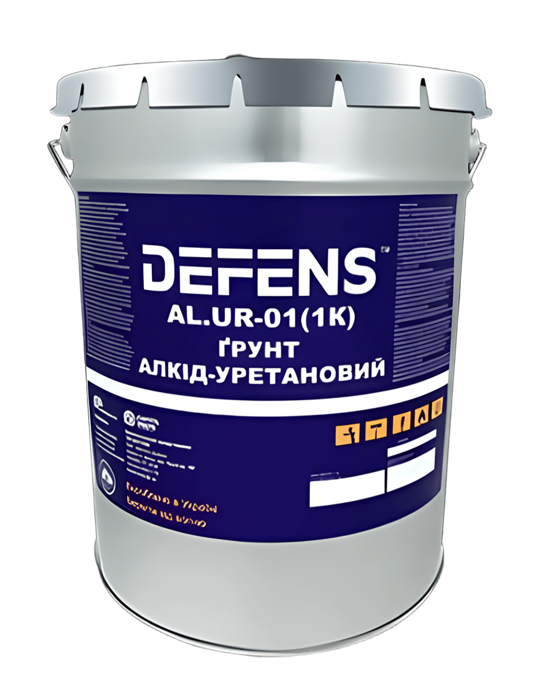 Алкідно-уретанова ґрунтовка DEFENS AL.UR-01 (1K), антикорозійна, однокомпонентна, 25 кг